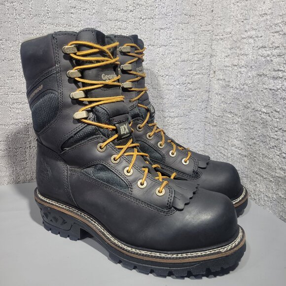 Georgia LTX Logger 9" Composite Toe Mens Size US 9M Waterproof Work Boot GB00619 - Picture 9 of 15